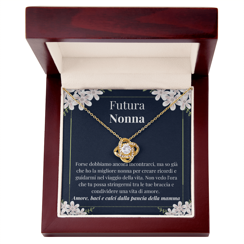 Futura Nonna Collana Regalo Italian Grandmother-To-Be Necklace Gift