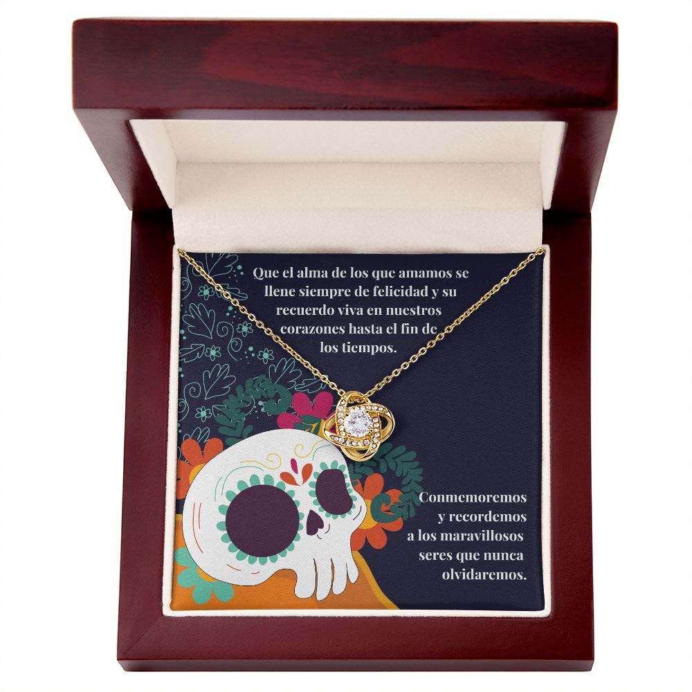 Día De Los Muertos Collar De Memoria Spanish Day Of The Dead Gift