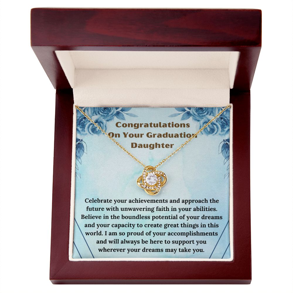 Graduation Daughter Necklace Congratulations Graduate Gift