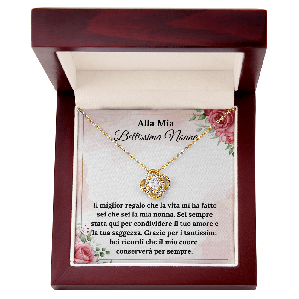 Bellissima Nonna Collan Regalo Italian Grandmother Message Card Gift