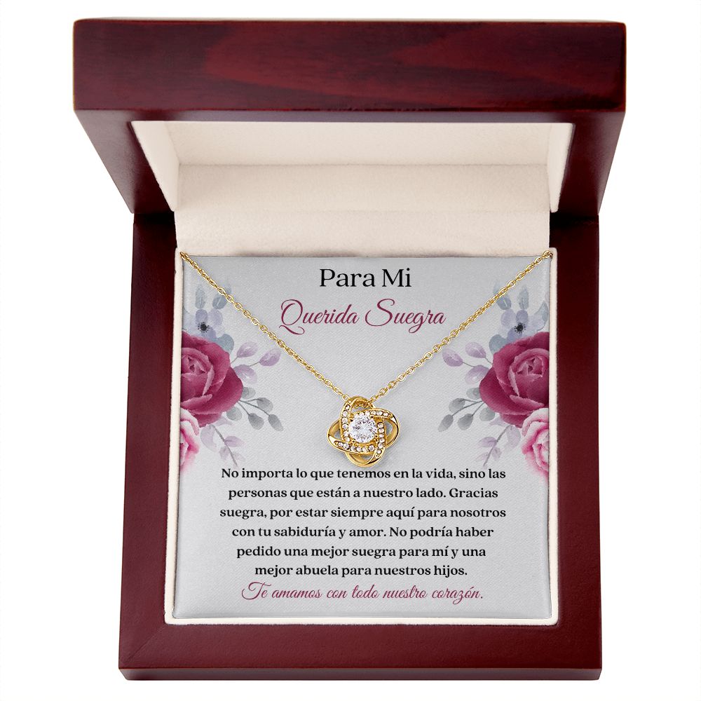Querida Suegra Collar Regalo  Latina Mother-In-Law Necklace Card