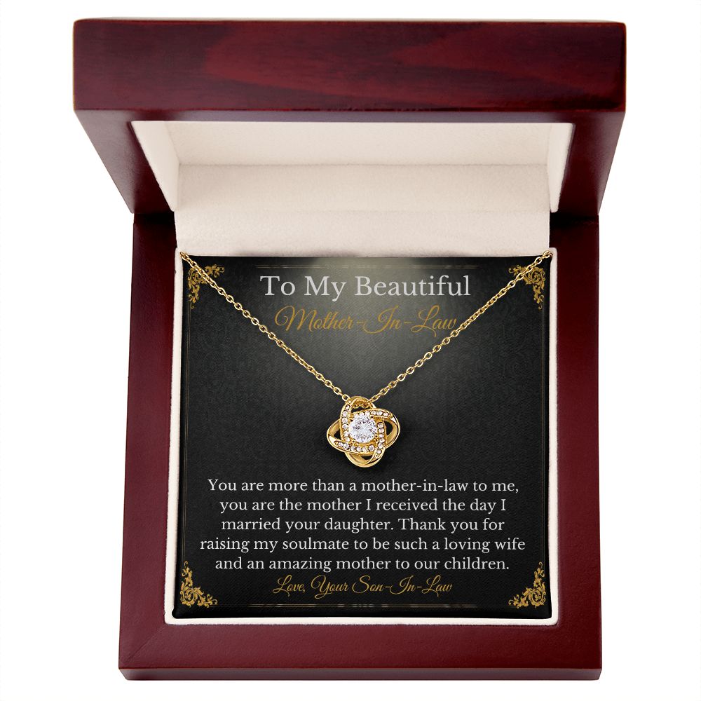 Sweet Mother-In-Law Necklace Card Gift From Son-In-Law