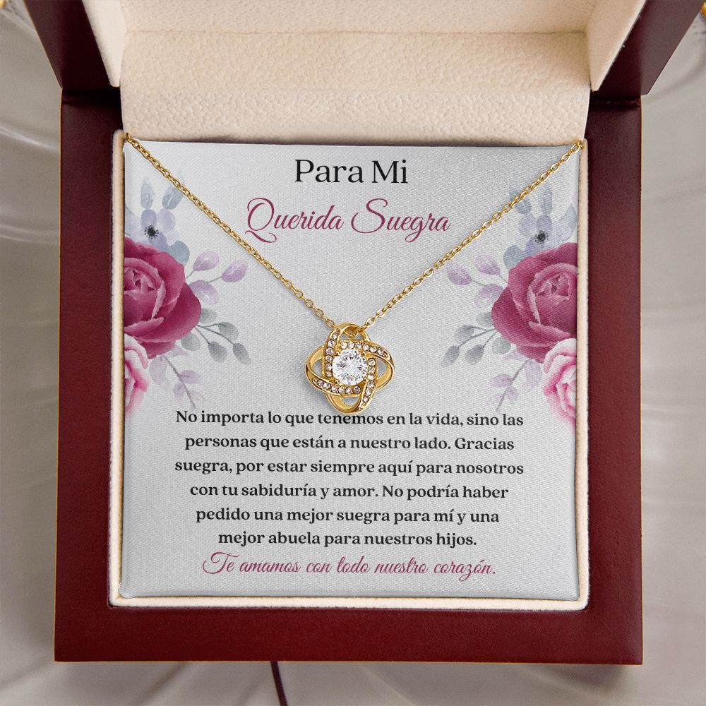 Querida Suegra Collar Regalo  Latina Mother-In-Law Necklace Card
