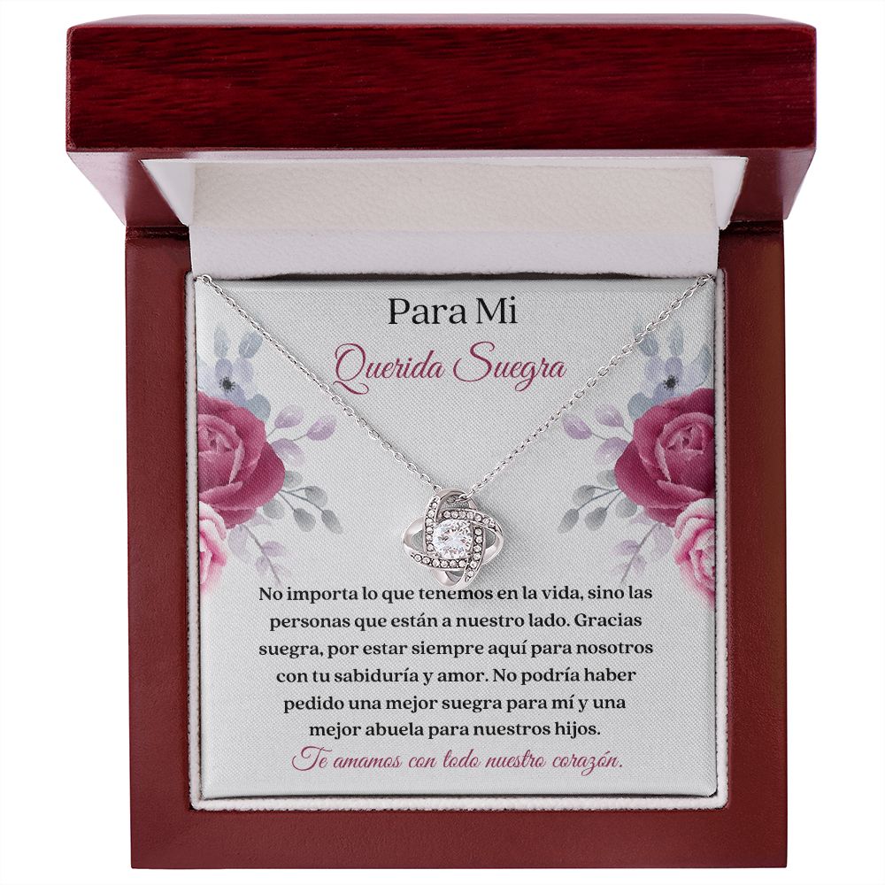 Querida Suegra Collar Regalo  Latina Mother-In-Law Necklace Card