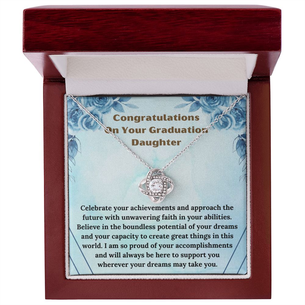 Graduation Daughter Necklace Congratulations Graduate Gift