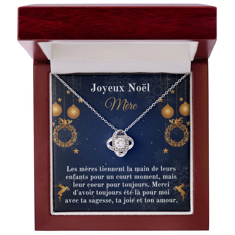 Joyeux Noël Mère Collier | French Grandma Necklace Card