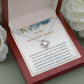 Mother Love Knot Message Card Necklace Present