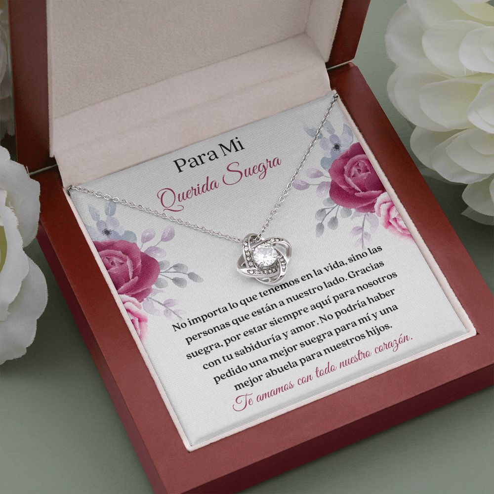 Querida Suegra Collar Regalo  Latina Mother-In-Law Necklace Card
