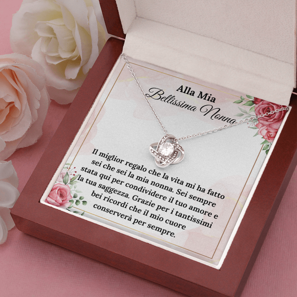 Bellissima Nonna Collan Regalo Italian Grandmother Message Card Gift