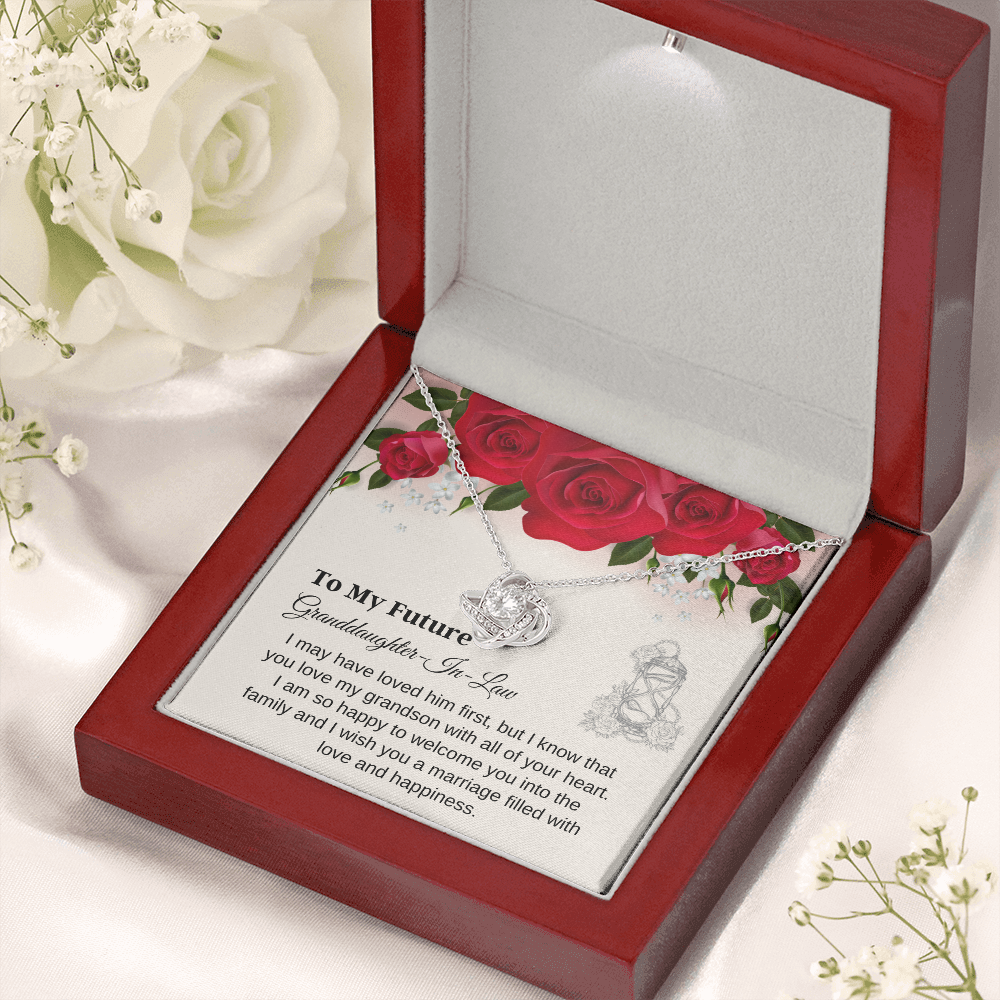 Future Granddaughter-In-Law Wedding Card Necklace