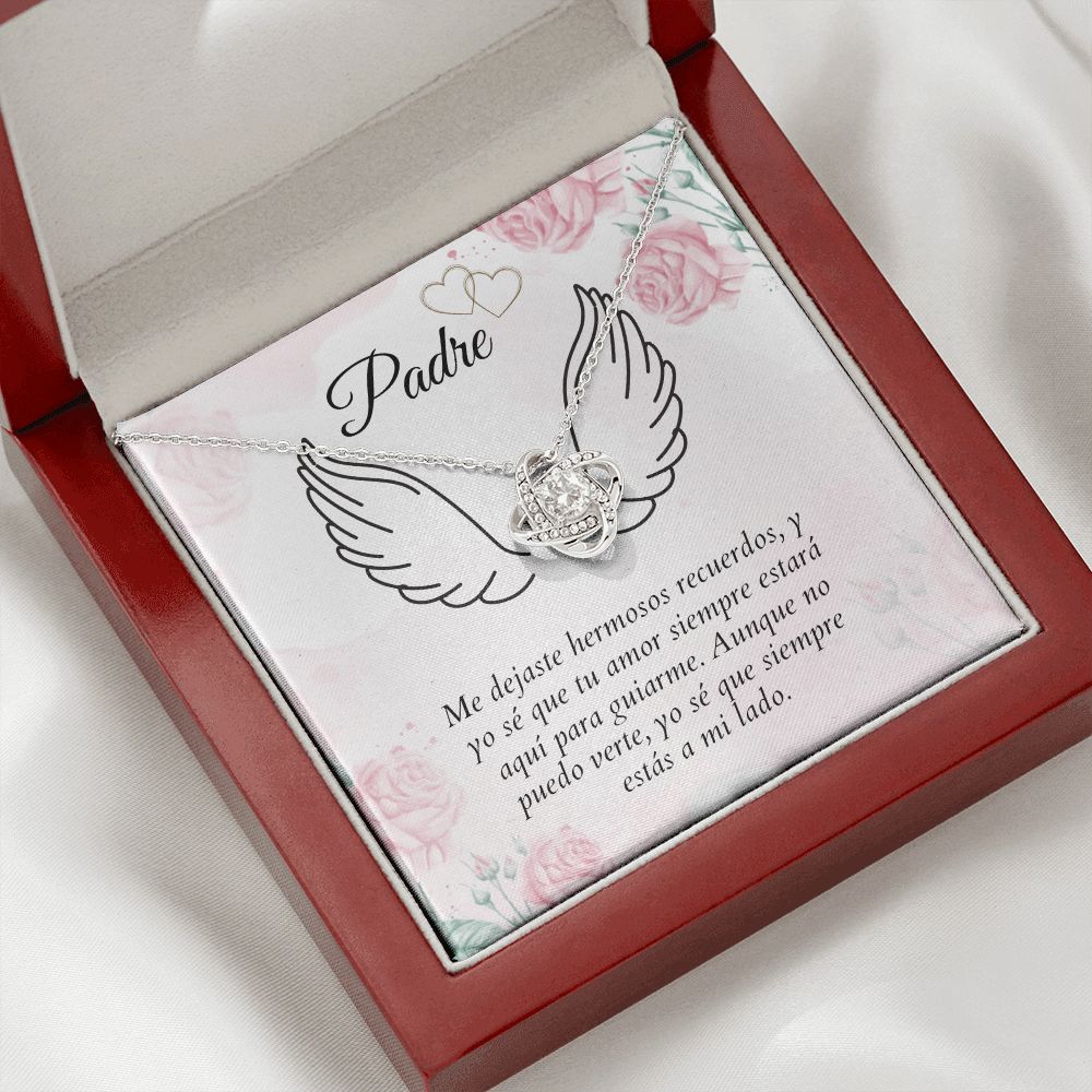 Padre Collar De Memoria Spanish Father Memorial Necklace