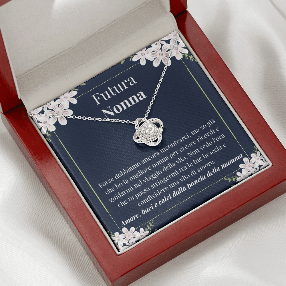 Futura Nonna Collana Regalo Italian Grandmother-To-Be Necklace Gift