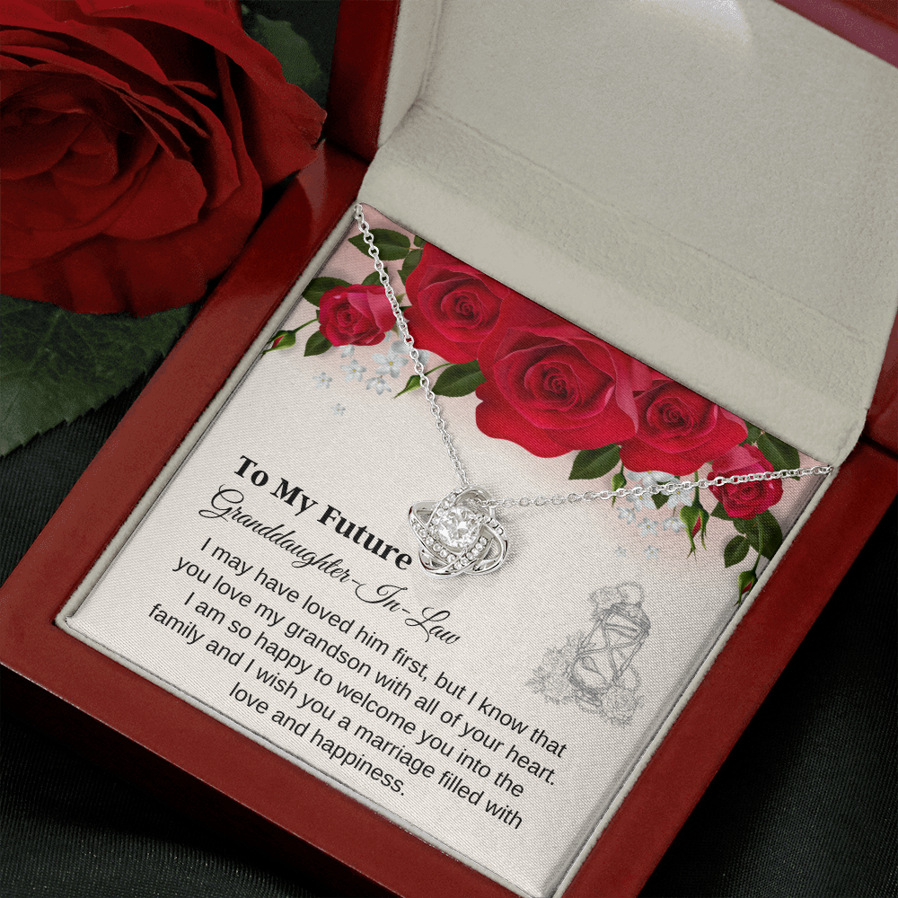 Future Granddaughter-In-Law Wedding Card Necklace