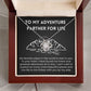 Adventure Partner Travel Wife Girlfriend Message Card Necklace Gift