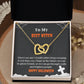 Best Witch Cute Friend Halloween Necklace Card Gift