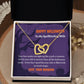 Happy Halloween Wife Necklace Card Cute Spouse Halloween Gift
