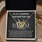 Camping Partner Wife Girlfriend Message Card Necklace Gift