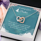 Brother Loss Memorial Message Card Necklace Gift