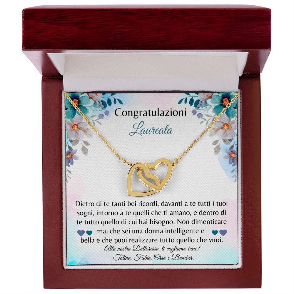Collar de graduación italiano | Felicidades Laureata Collana