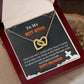 Best Witch Cute Friend Halloween Necklace Card Gift