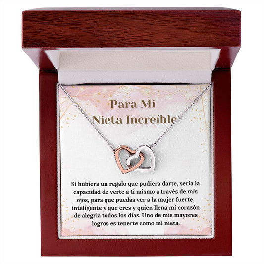 Nieta Collar Regalo Spanish Granddaughter Necklace Gift