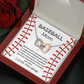 Baseball Mom Necklace Card Sports Mother Gift