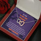 Happy Halloween Daughter Message Card Necklace Cute Halloween Gift