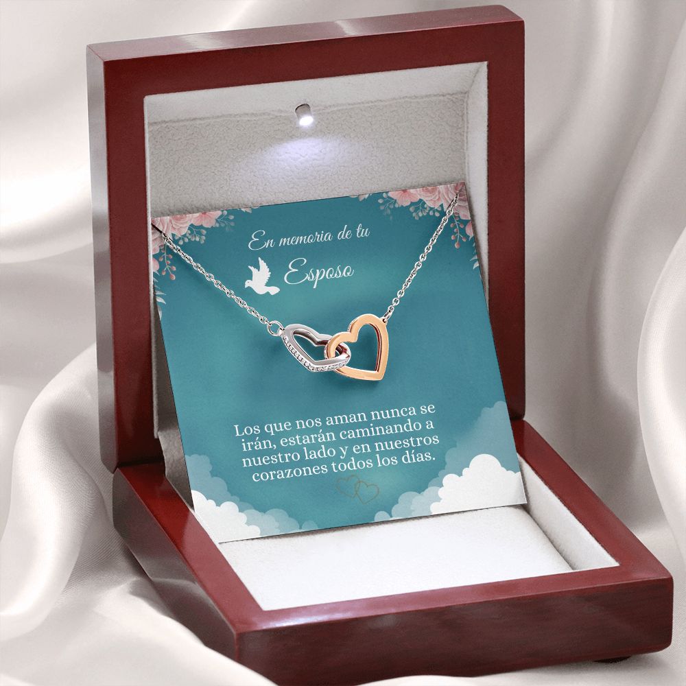 Perdida De Esposo Collar Memoria Spanish Husband Memorial Gift