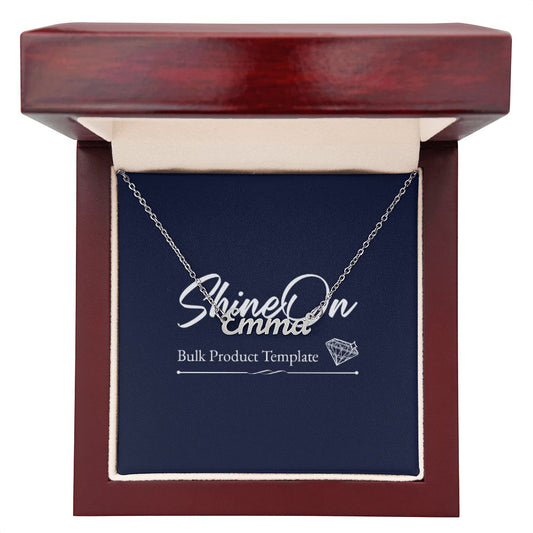 plantilla de collar de nombre