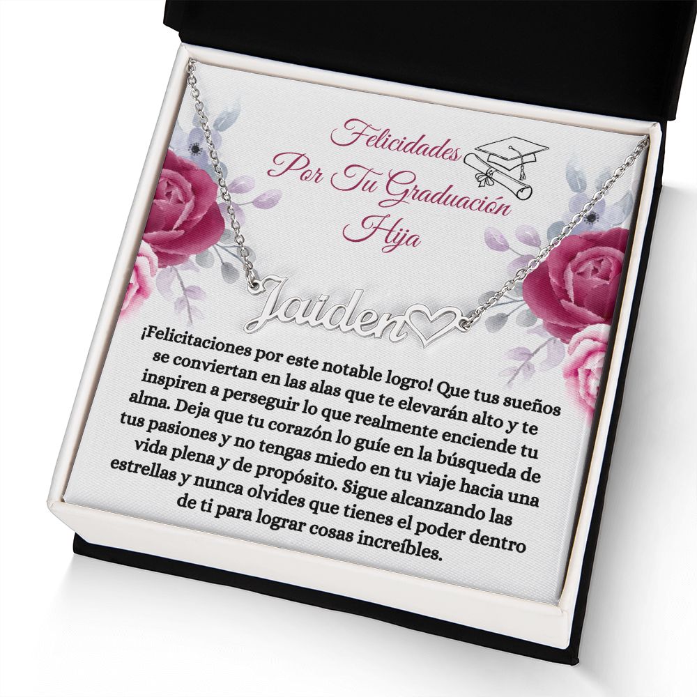 Regalo De Graduación Para Hija- Spanish Daughter Graduate Gift