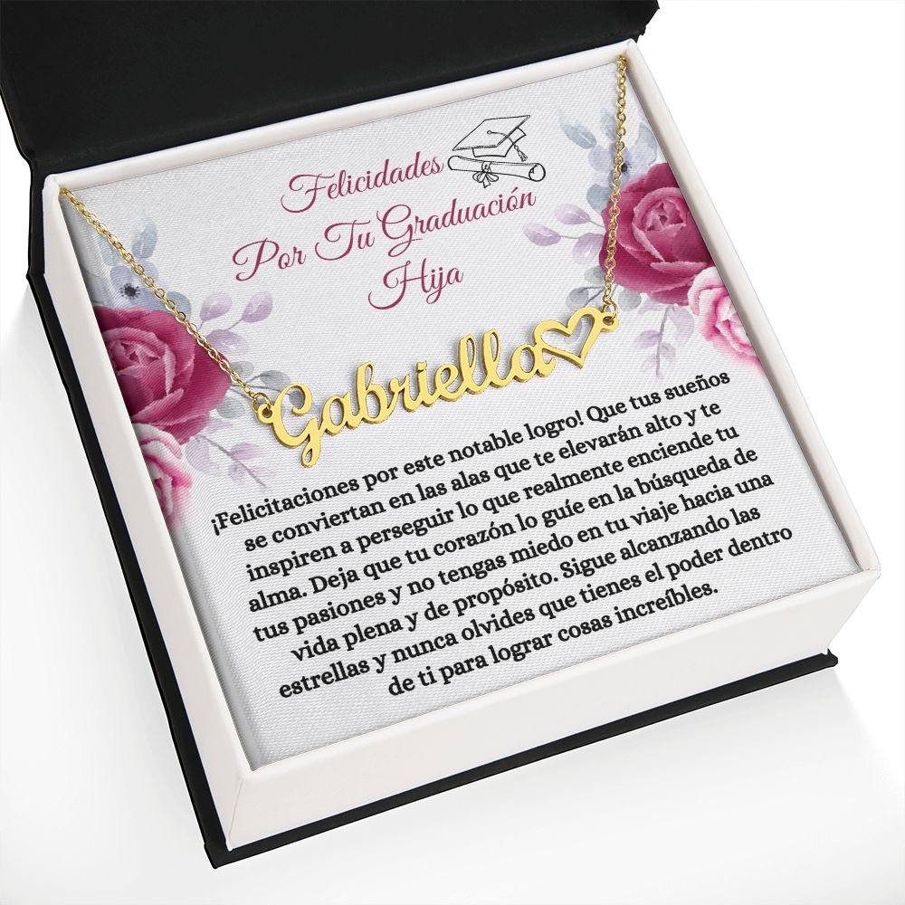 Regalo De Graduación Para Hija- Spanish Daughter Graduate Gift