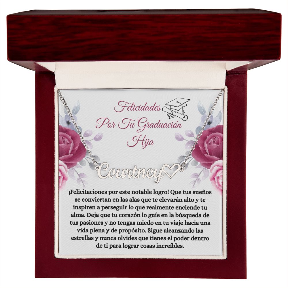 Regalo De Graduación Para Hija- Spanish Daughter Graduate Gift