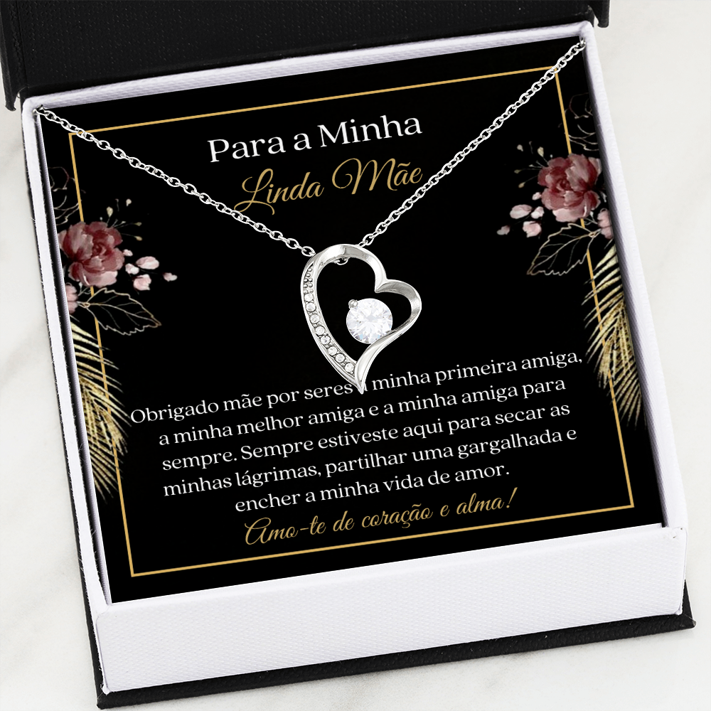 Linda Mãe Colar Portuguese Mother Necklace Card