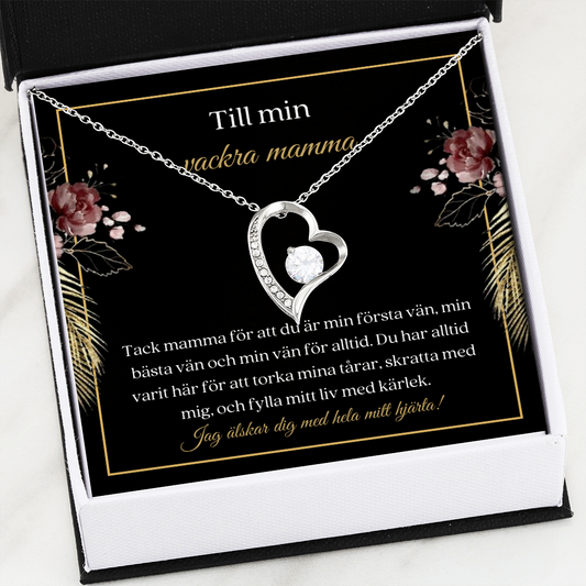 Vackra Mamma Halsband Swedish Mother Necklace Card