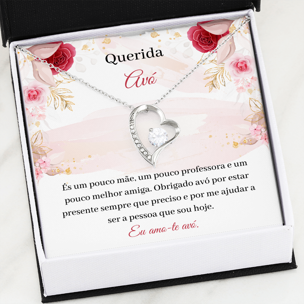 Querida Avó Colar Portuguese Grandmother Necklace Gift