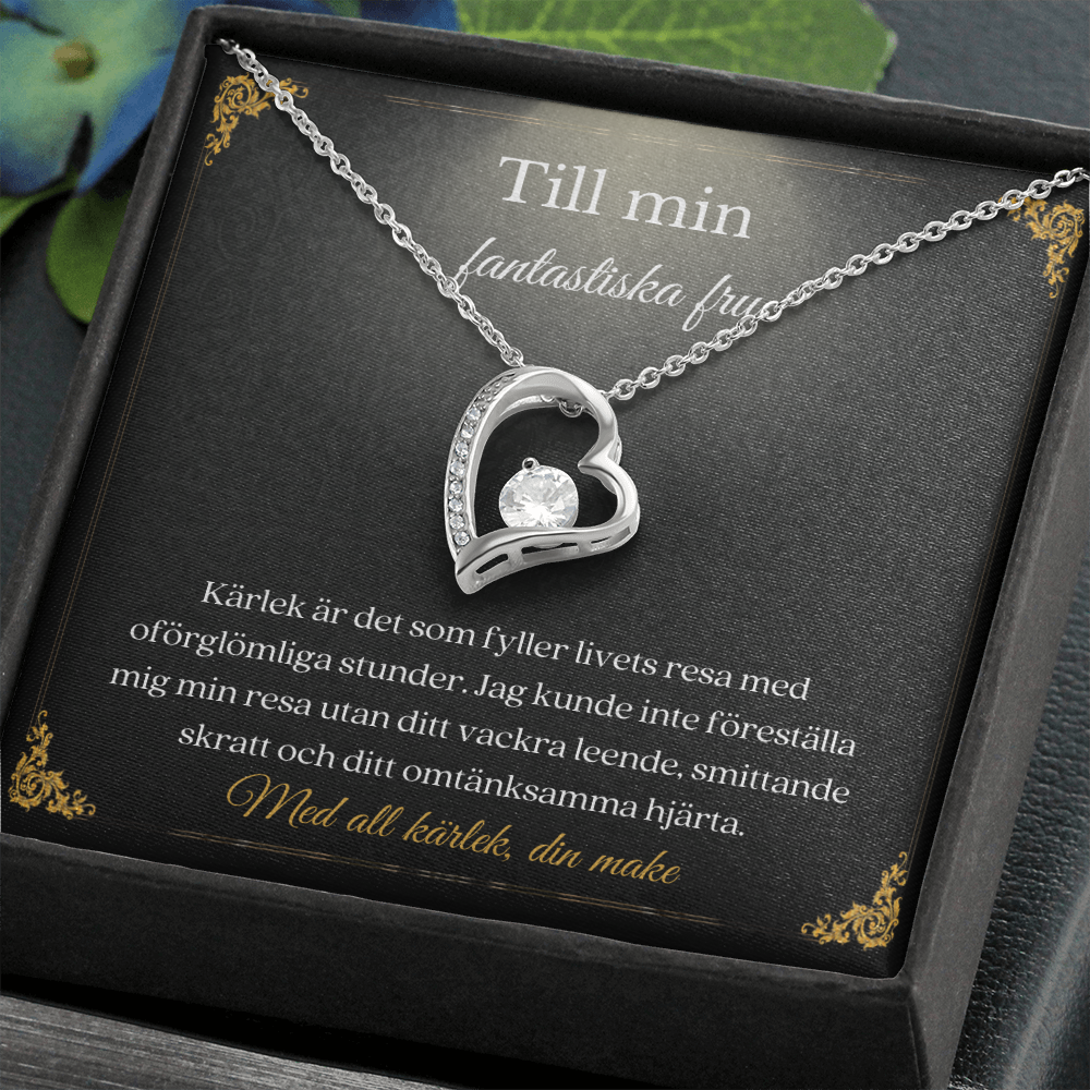 Fantastiska Fru Halsband Swedish Wife Necklace Card