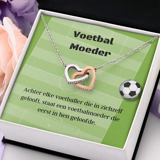 Voetbal Moeder Ketting Geschenk Dutch Football Soccer Mom Necklace