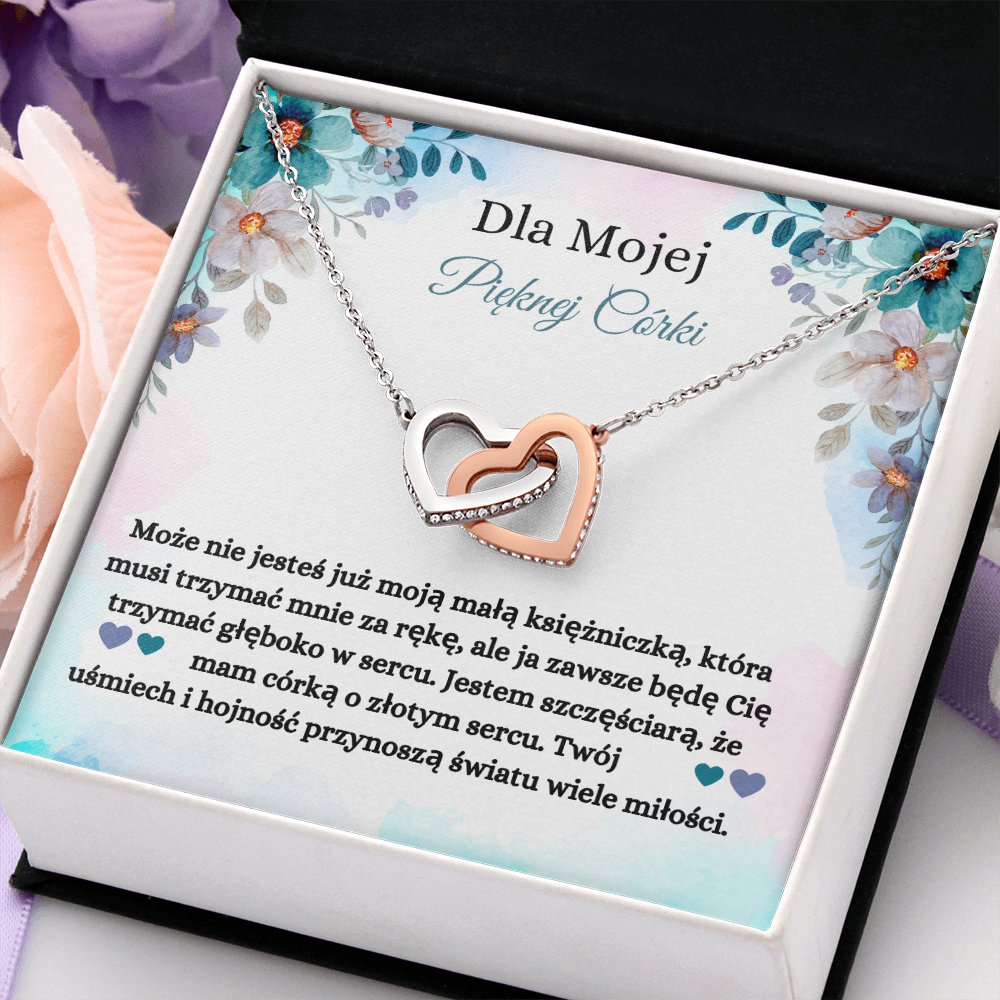 Pięknej Córki Naszyjnik Polish Daughter Necklace Card