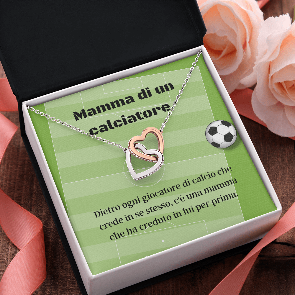 Mamma Di Un Calciatore Collana Italian Soccer Football Mom Necklace