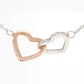 2 heart necklace
