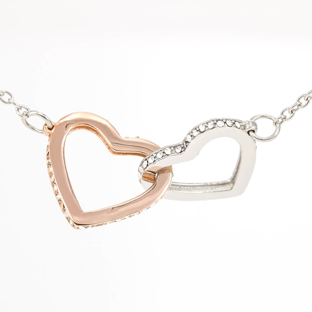 daughter from mom gift, cute love necklace, silver pendent necklace