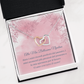 Bellissima Nipotina Collana Italian Granddaughter Necklace Card