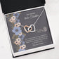 German daughter gift, necklace for German, German sayings