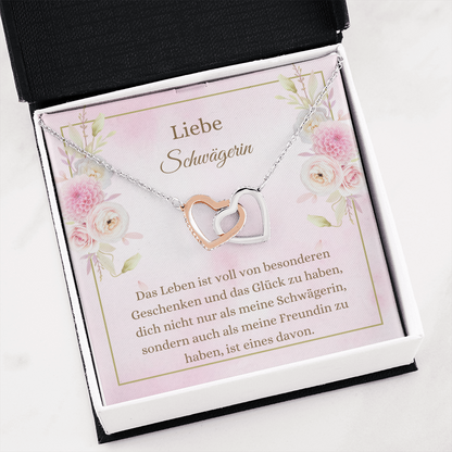 Schwägerin Halskette Geschenk