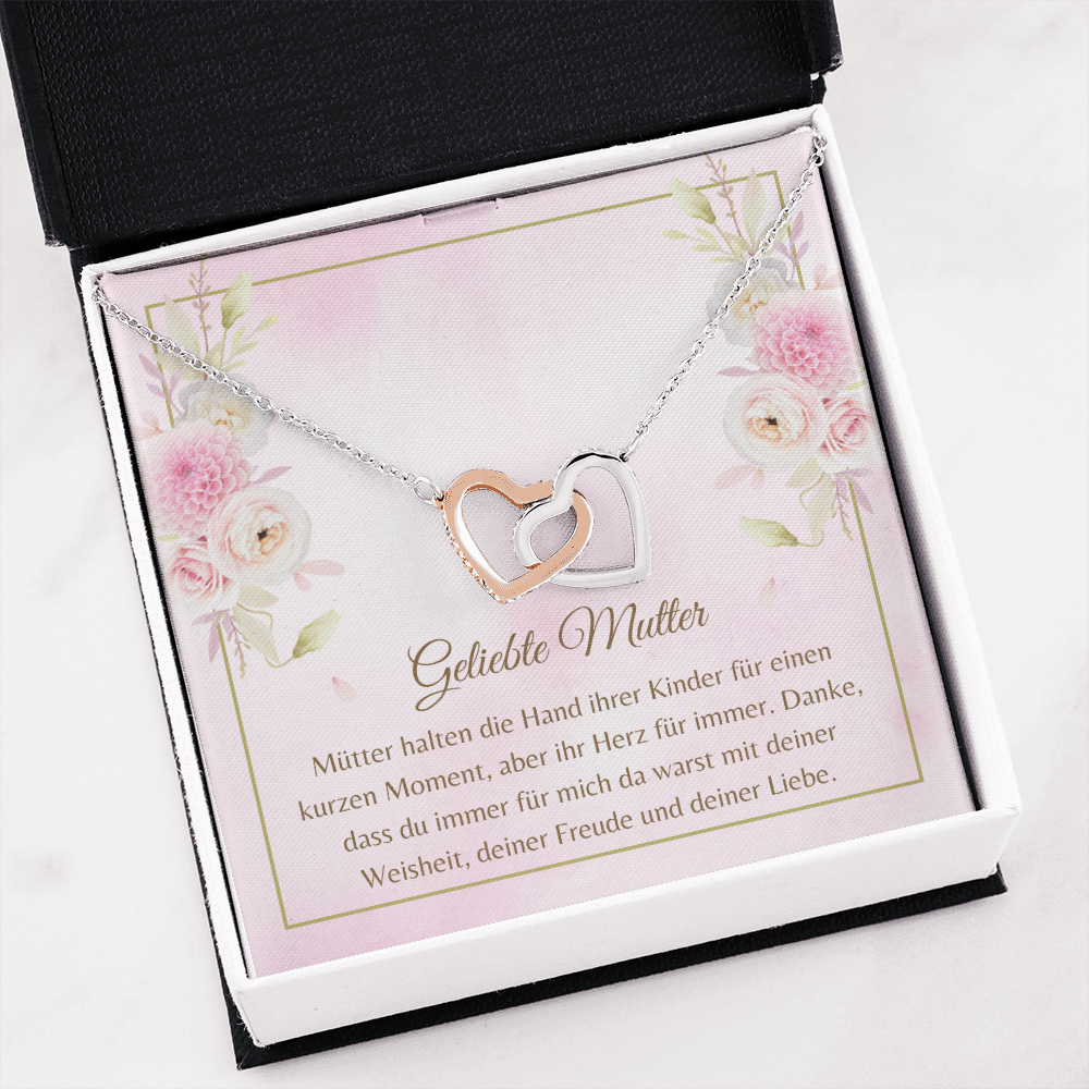 German Mother Message Card Jewelry