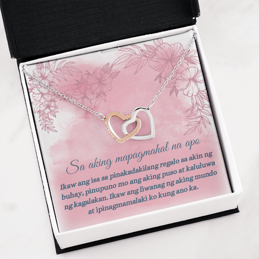 Maganda Kong Apo Regalo Filipino Granddaughter Necklace Gift