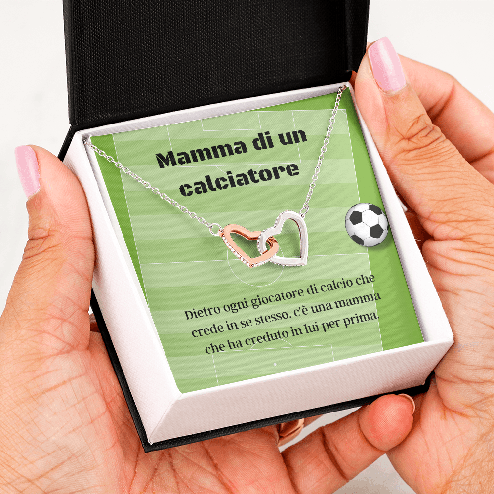 Mamma Di Un Calciatore Collana Italian Soccer Football Mom Necklace