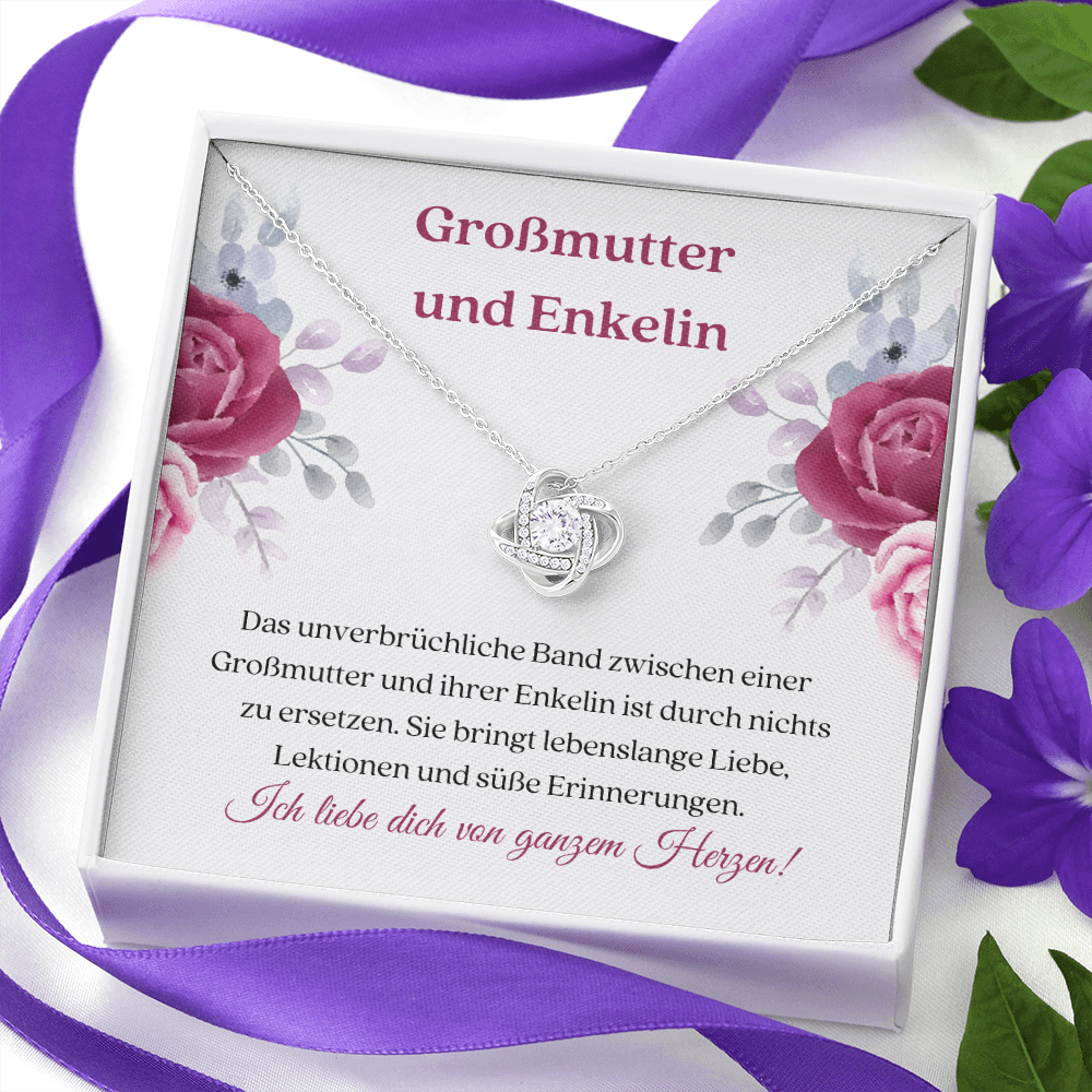 Großmutter Enkelin Halskette German Grandmother Granddaughter Necklace