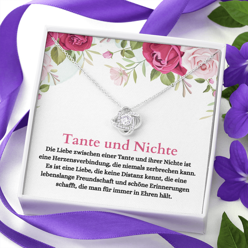 Tante und Nichte Halskette German Auntie And Niece Necklace