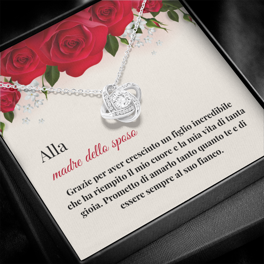 Madre Dello Sposo Collana Italian Mother Of The Groom Necklace Card